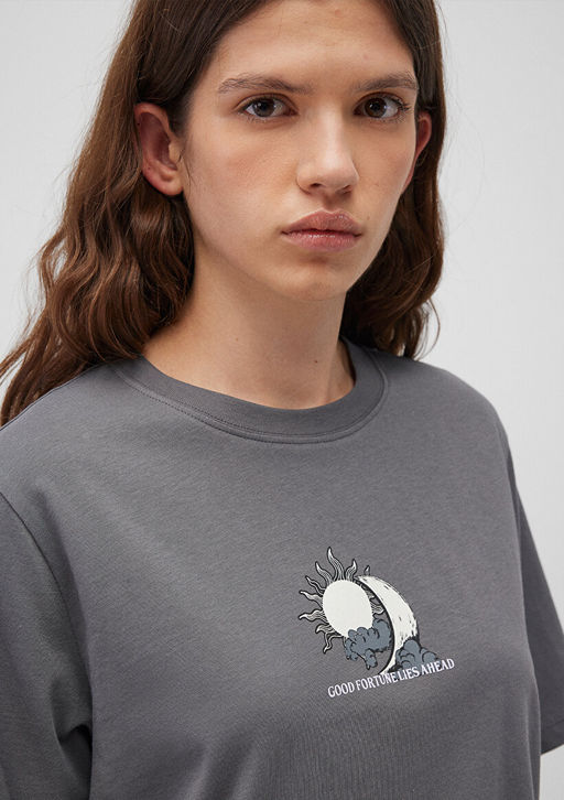 Bask?l? Lacivert Tisort - Mavi фото 5