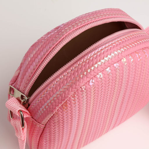 Сумка детская на молнии, цвет ярко-розовый - Simaland фото 3