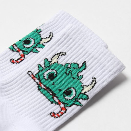 Цена за 2 шт. Носки детские «Дракон», белые, размер 14 (23-25 см)