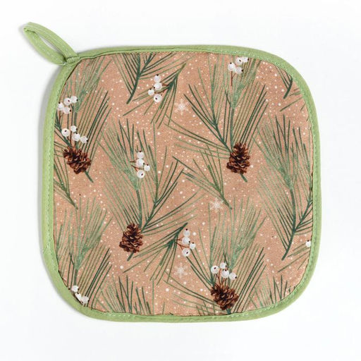 Прихватка Spruce branches 19х19см, 100% хл, саржа 190 гр/м2, ватин 250г/м2 - Этель фото 3