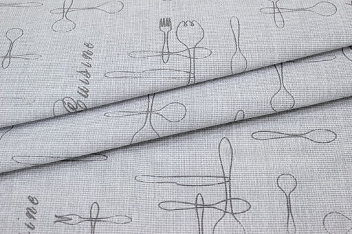 Рогожка Кулинар (по кайме), ш.1.5м, хлопок-100%, 165гр/м.кв - Купава фото 5