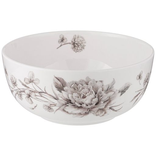 САЛАТНИК-ТАРЕЛКА СУПОВАЯ LEFARD WHITE FLOWER 15,5*7 СМ 800 МЛ