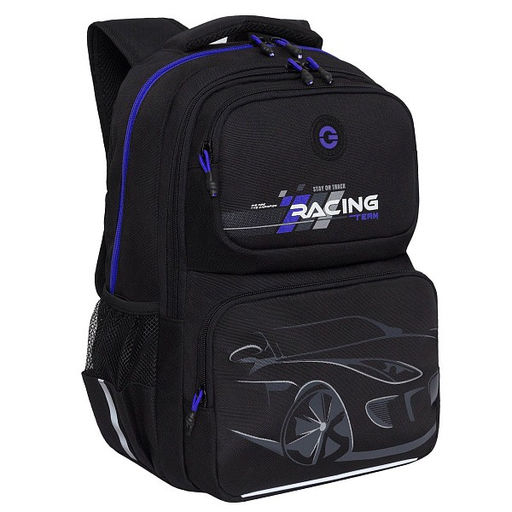 RB-453-3 Рюкзак школьный с картхолдером на держателе - Grizzly фото 10