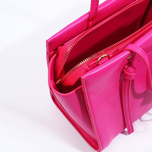 Сумка-тоут на молнии, цвет розовый - Simaland фото 8