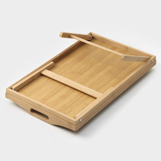 Поднос для завтрака с ножками Доляна «Забота», 50×30×25 см, бамбук