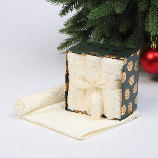 Набор махровых полотенец Этель. Счастья, 30?30 см - 3 шт., хлопок 100%