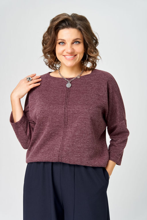 Джемпер Bliss 9500 бордовый