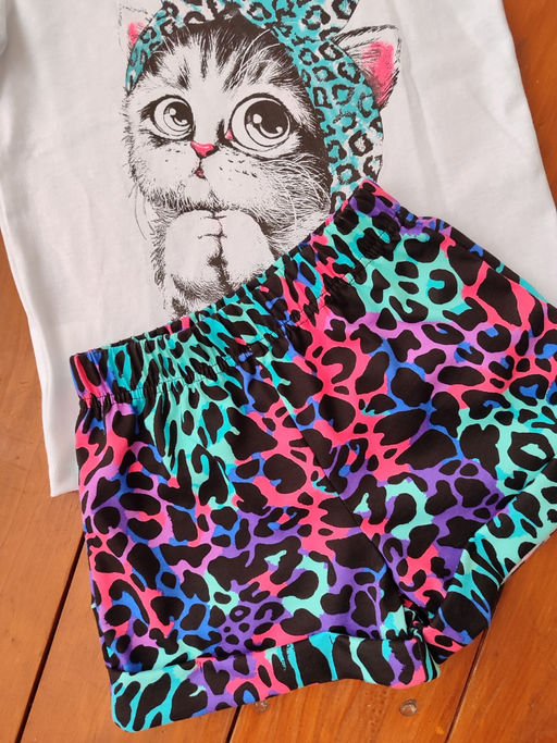 Костюм Кошка в косынке 33068 розовый