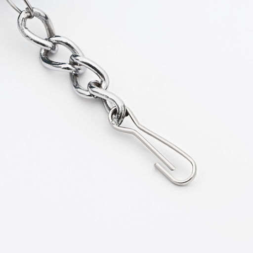 Игрушка для птиц с панцирем каракатицы и бусами, 12 х 6 см, синий - Пижон фото 3