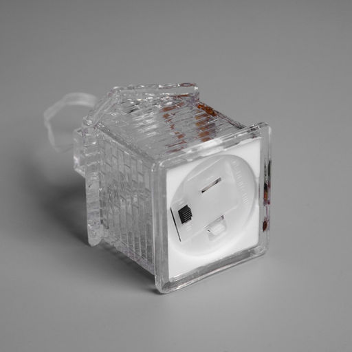 Ёлочная игрушка Домик, 7 см, от батареек, свечение мульти (RGB) - Luazon lighting фото 4