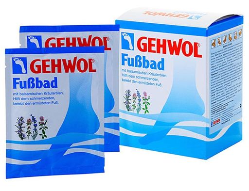 Gehwol fussbad ванна для ног 10 пакетов по 20г