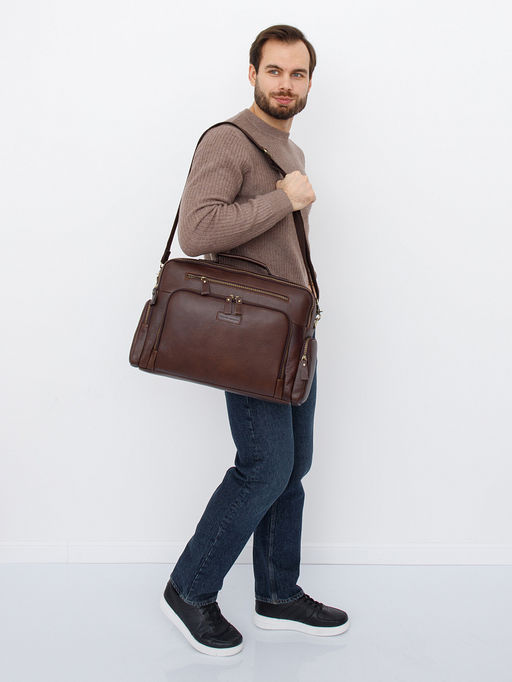 Портфель 4226-1AM brown Allan Marco