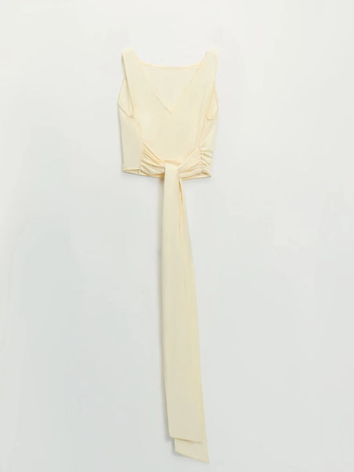 Блуза из вискозы с завязками / Zarina