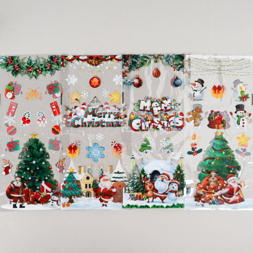 Пакет подарочный набор 50 штук 13х27 Новый год Дед мороз / YI1523-13 /уп 50/ - Галеонтрейд фото 3