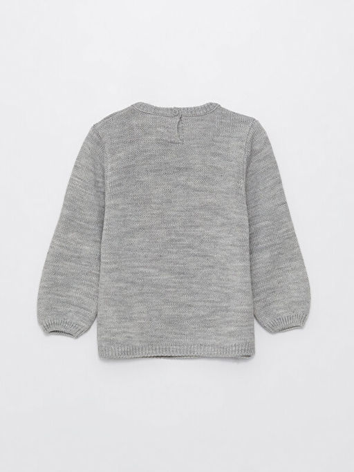 Bisiklet Yaka Uzun Kollu Nak?? Detayl? K?z Bebek Triko Kazak - Waikiki фото 2