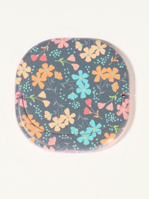 Зеркало карманное Узор, с подставкой, 8?8 см, чёрное - Qf фото 5