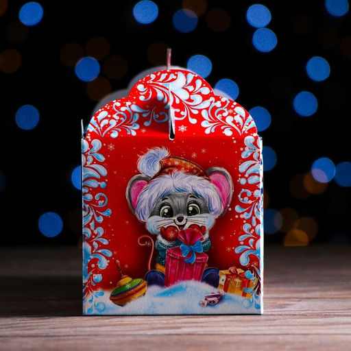 Цена за 10 шт. Подарочная коробка С Новым Годом 22,5 х 10 х 10 см, - Simaland фото 4