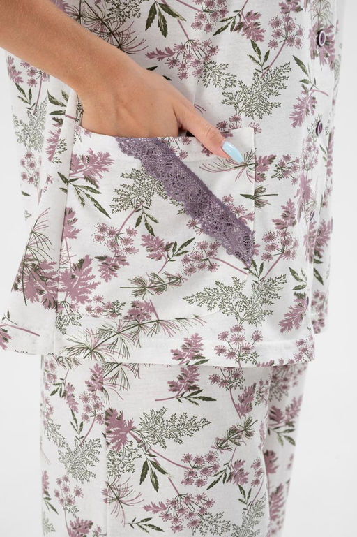 Пижама женская из кулирки Ворожея укроп - Амадэль фото 12