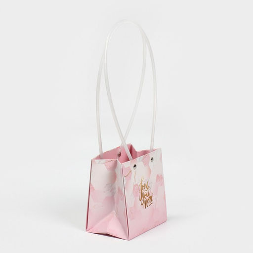 Цена за 2 шт. Пакет влагостойкий для цветов Love you more, 11,5 х 12 х 8 см - Дарите счастье фото 5