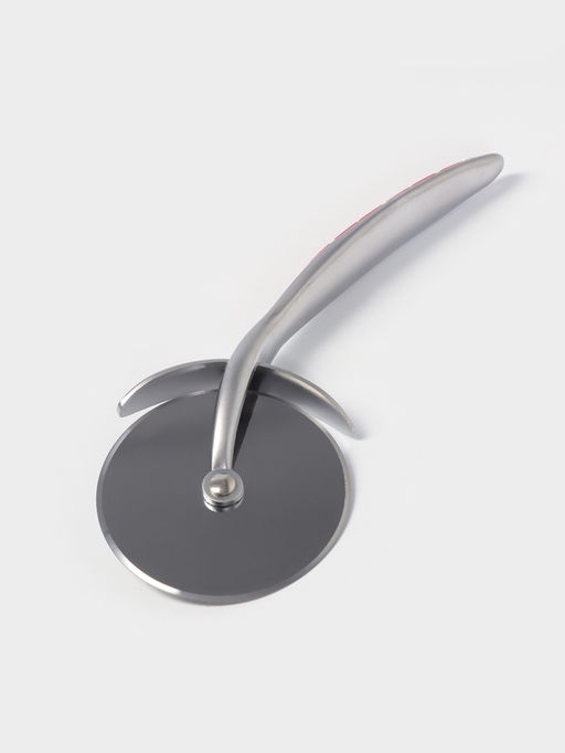 Нож для пиццы и теста Доляна Redline, d=6.5 см, нержавеющая сталь, красный