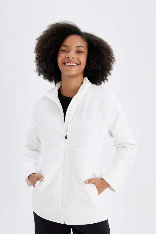 Водоотталкивающее пальто приталенного кроя DeFactoFit с капюшоном  фото 5