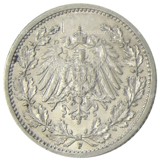 1/2 марки 1913 года F Германия
