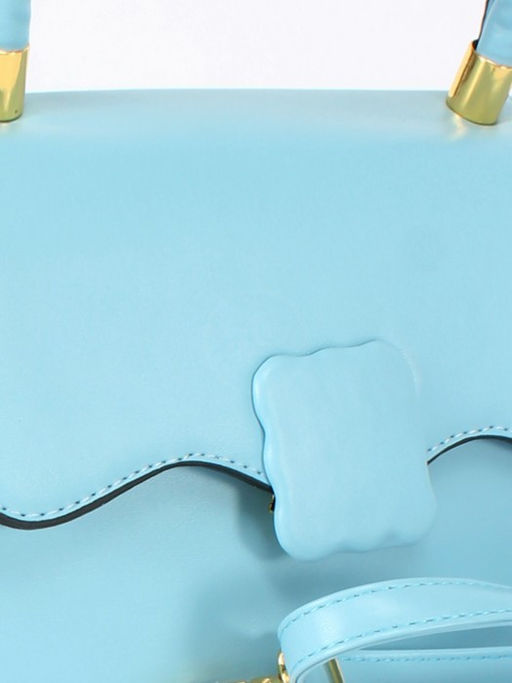Сумка женская искусственная кожа Ch&K-1075, 1отд, плечевой ремень, голубой SALE 255082 - Adelia фото 9
