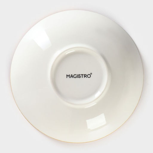 Салатник Magistro «Церера», 400 мл, d=16.5 см, фарфор, белый