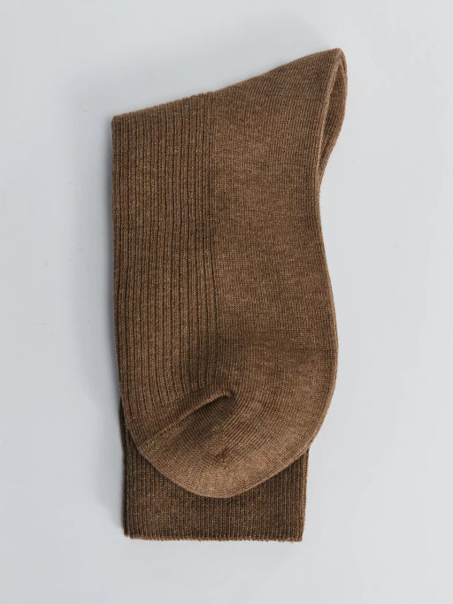 Базовые носки в рубчик средней длины / Zarina  фото 2