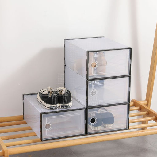 Коробка для хранения обуви с дверцей Доляна Large size, 2633,516,5 см, 2 шт  фото 11