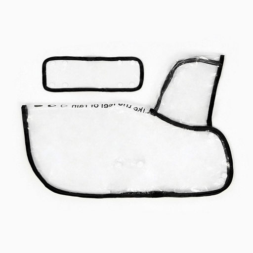 Дождевик для собак, размер S (ДС 22, ОГ 35-38, ОШ 36 см), чёрный - Simaland фото 10