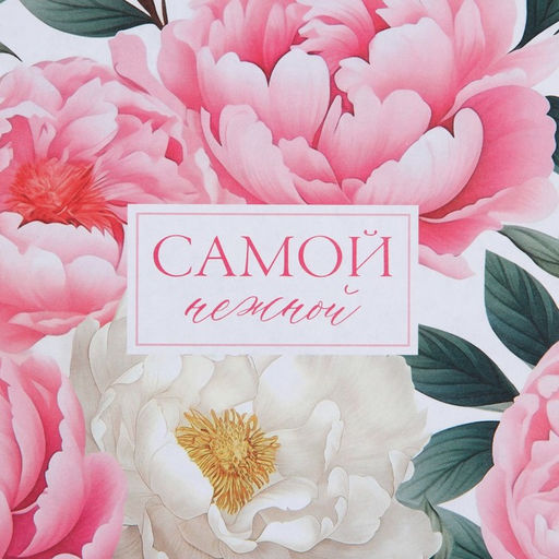 Цена за 10 шт. Бумага упаковочная крафтовая «Самой нежной», 70 х 100 см