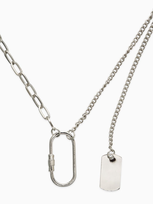 Цепь «Карабин», L=40 см, цвет серебро