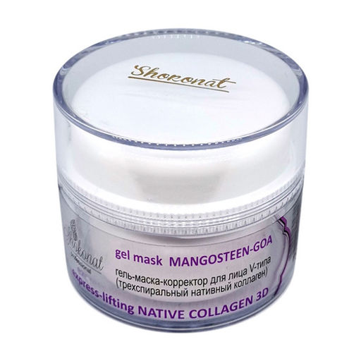 Гель-маска-корректор для лица V-типа MANGOSTEEN-GOA express-lifting NATIVE COLLAGEN 3D Код 1702 - вес 50 г