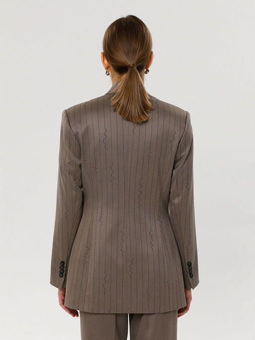 Жакет в полоску