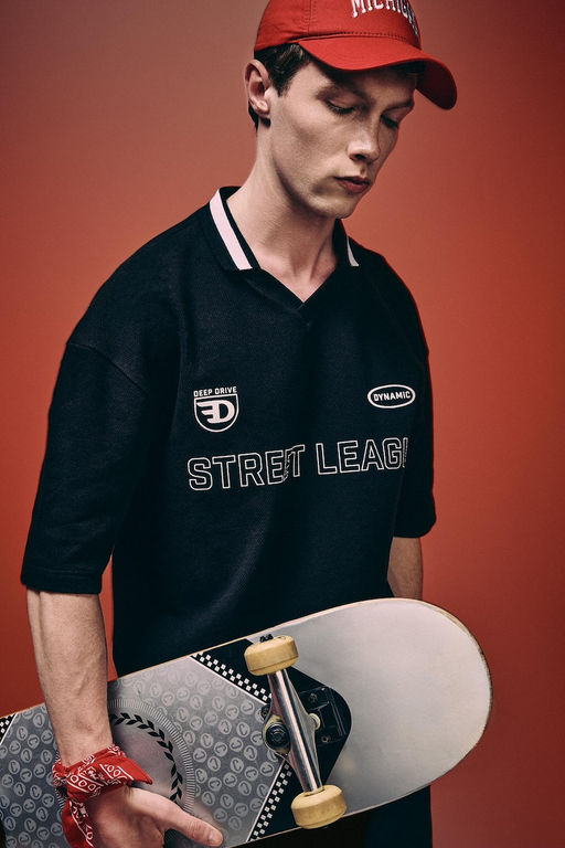 Pamuklu Loose Fit Polo Ti__rt