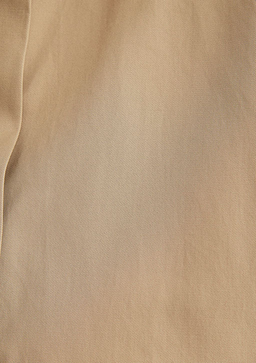 Dik Yaka Bej Ceket - Mavi фото 9