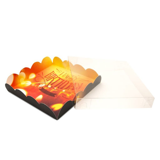 Цена за 5 шт. Коробка для печенья, «Праздник», 15×15×3 см