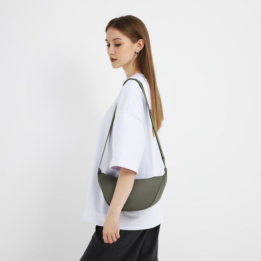 Сумка женская из текстиля, 30×17×6 см, зелёный