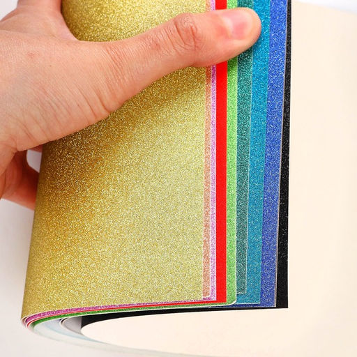 Картон цветной, с блёстками, 10 листов, 10 цветов, 250 грамм, А4, Минни Маус - Disney фото 2