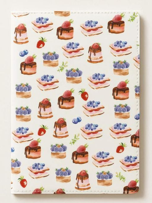 ОБЛОЖКА ДЛЯ ПАСПОРТА "Cupcakes Pattern", плотность 600 мкм