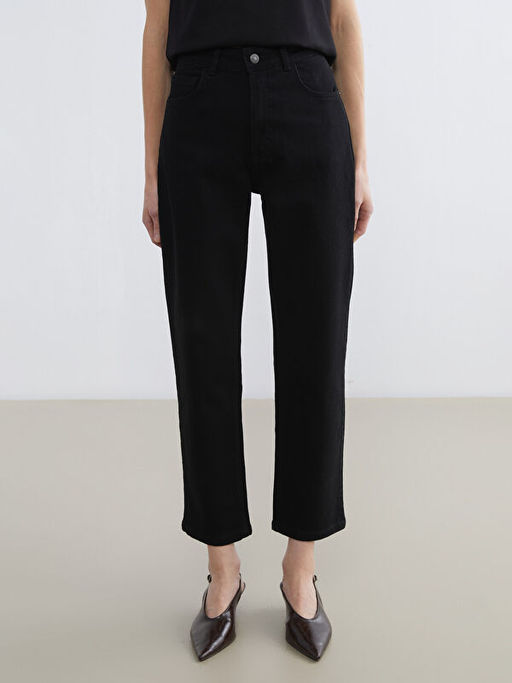 Straight Fit Kad?n Jean Pantolon