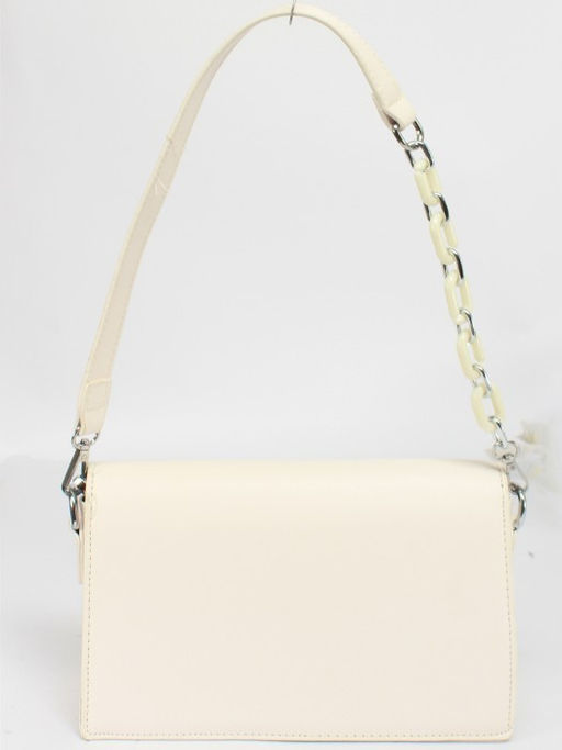 Сумка женская искусственная кожа Ch&K-2806, 1отд, плечевой ремень, белый SALE 259978 - Adelia фото 7