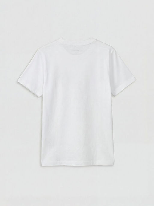 Bisiklet Yaka Dinozor Bask?l? Erkek ?ocuk Ti??rt