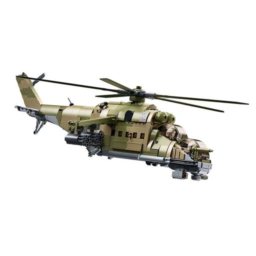 Конструктор Модельки Sluban «Вертолёт», 1:35, 893 детали