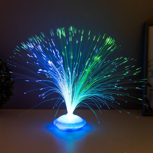 Фигурка светящаяся RISALUX «Веер. Фонтан», LED-ночник, 32 см, МИКС