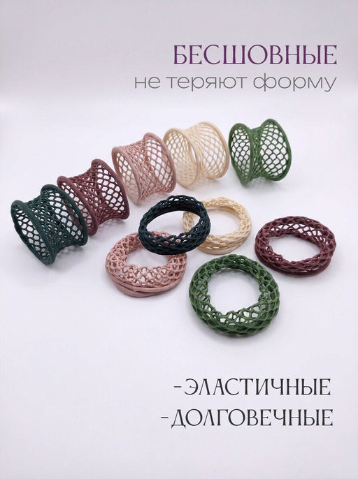 Набор резинок для волос в косметичке