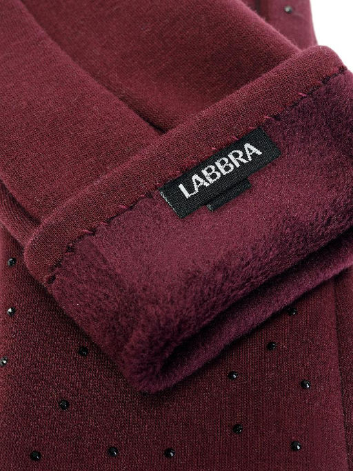 Перчатки жен Labbra LB-PH-98 plum  фото 4