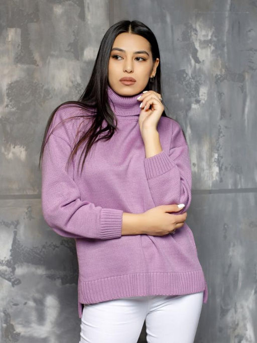 Водолазка удлиненная w-02-037 с шерстью 20% - Esenia фото 7