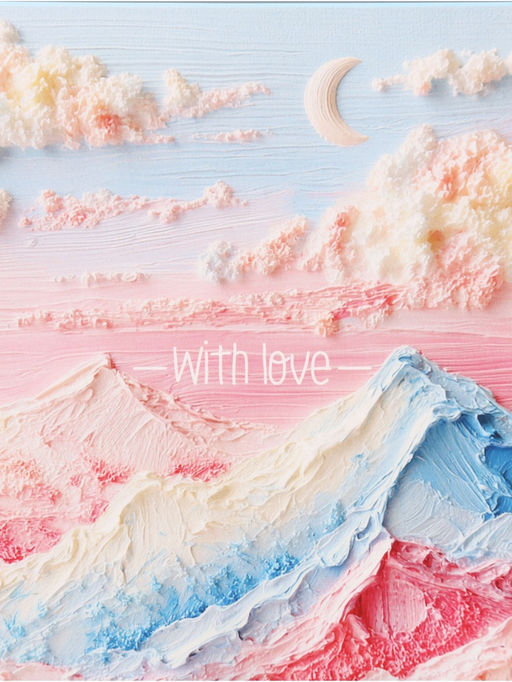 Цена за 2 шт. Коробка подарочная самосборная With love, 20×18×5 см, с лентой